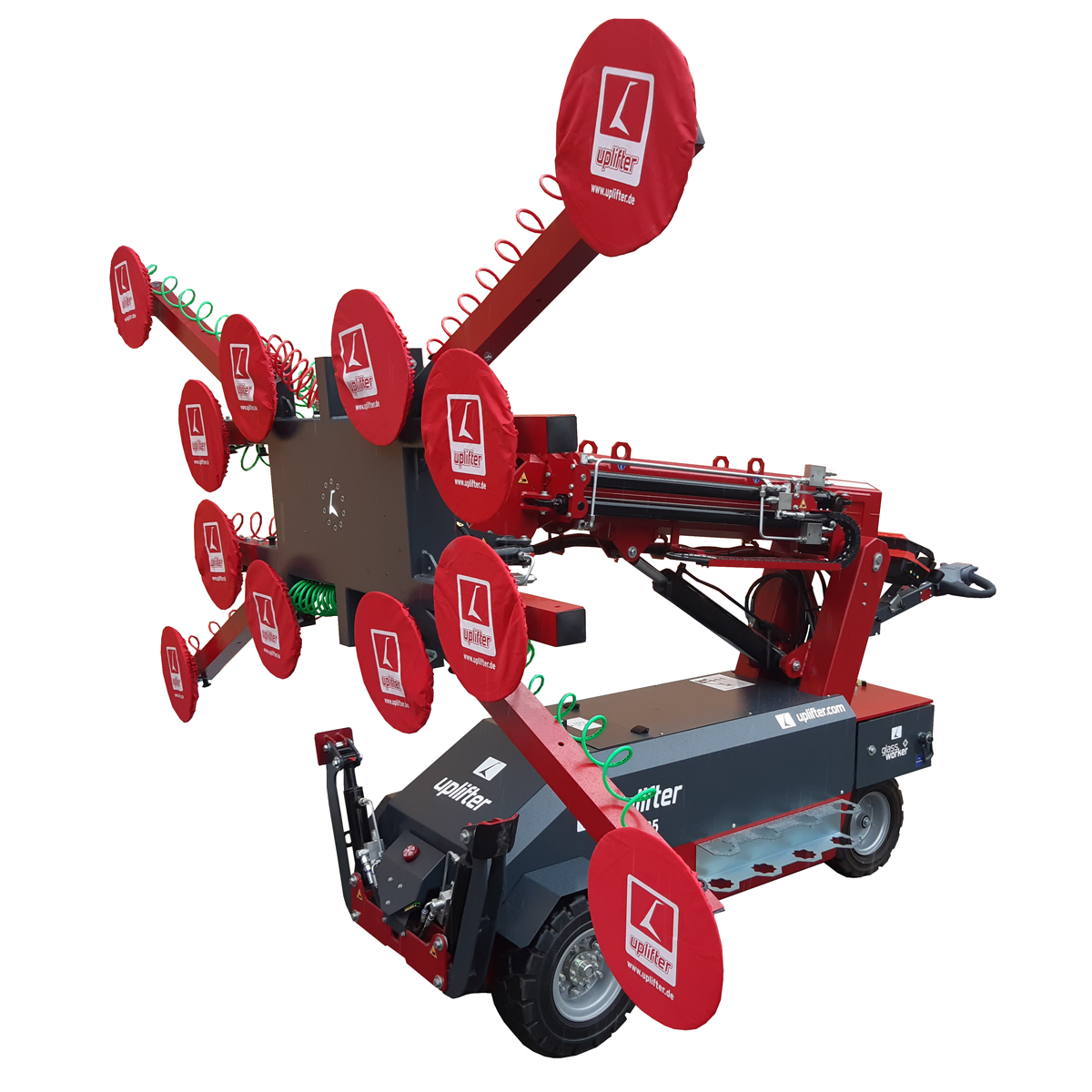 Glasworker GW1125 incl. pneumatiques pleins en caoutchouc